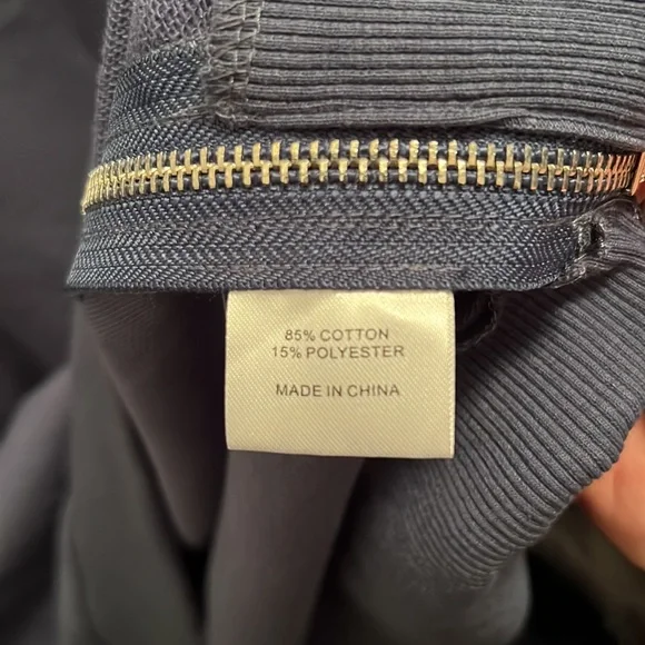 Aiden & Oak Joelle Size Zip Sweatshirt Large - Picture 5 of 8